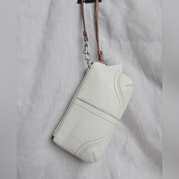 Coach Pebbled Leather Wristlet Y2K Mini Bag - Picture 2 of 11